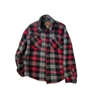 Mountain Ridge Insulated Flannel Shirt Mens Medium